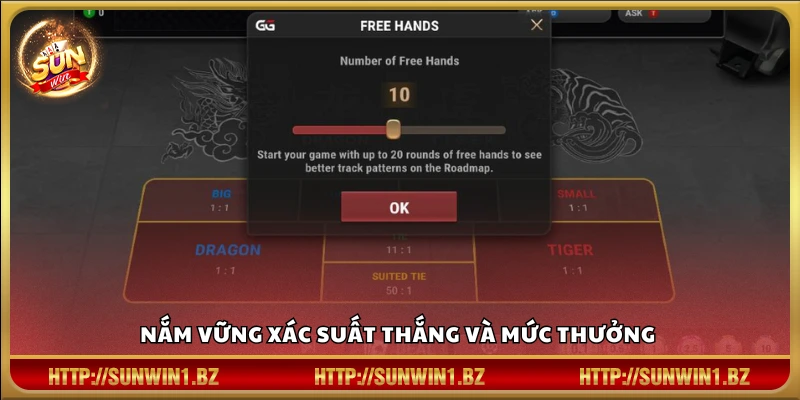 Hiểu rõ tỷ lệ thắng và phần thưởng của từng cửa cược